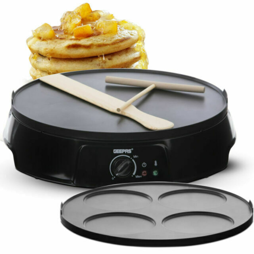  Geepas Crepe Maker 12" Non-Stick Plate