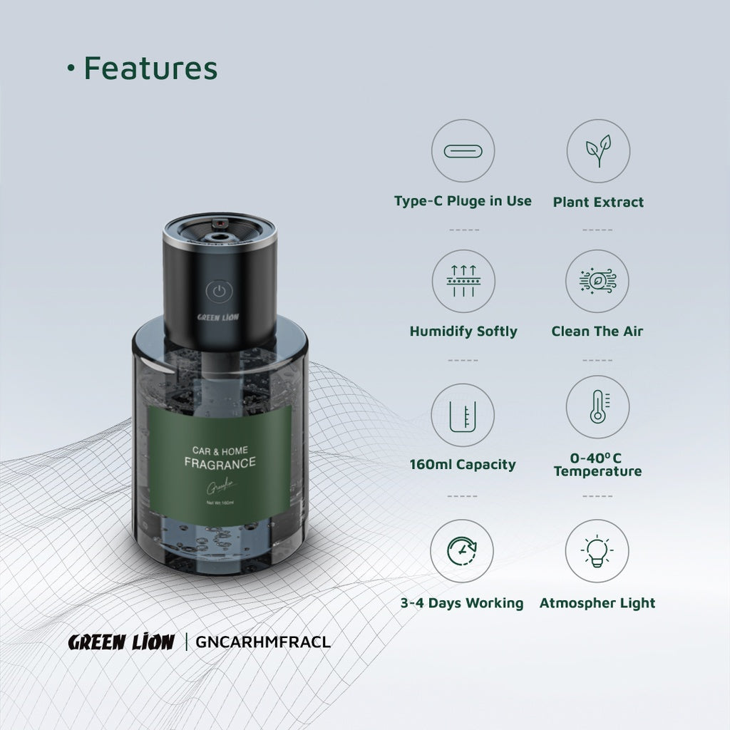 Green Lion Car & Home Fragrance – Long-Lasting Freshness
