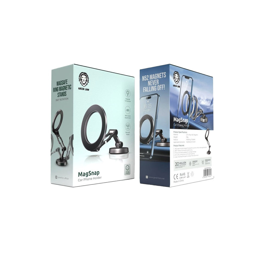 Green Lion MagSnap Magnetic Car Mount – Grey