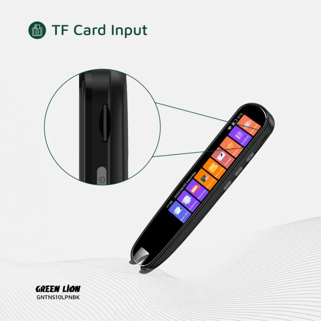 Green Lion Translation Pen with Touch Screen – 142 Languages