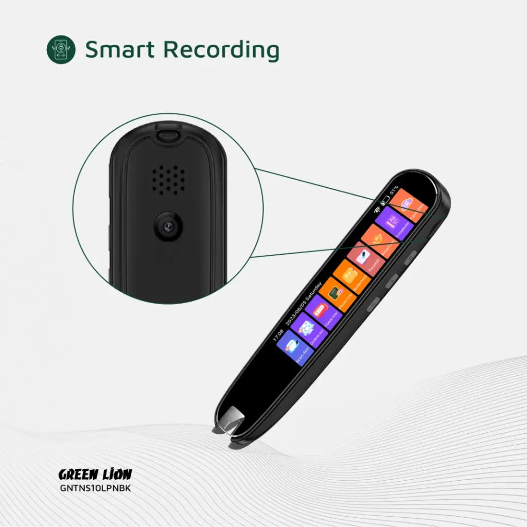 Green Lion Translation Pen with Touch Screen – 142 Languages