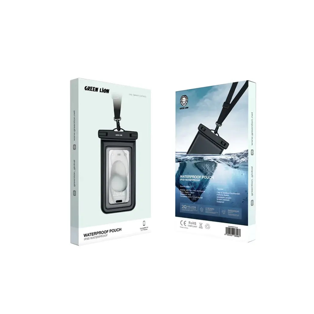 Green Lion IPX8 Waterproof Pouch for Phones up to 8.3 inches