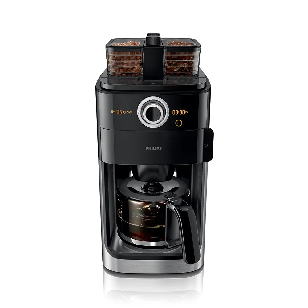 Philips American Coffee Maker 15 Cups – Grinder & LCD Timer