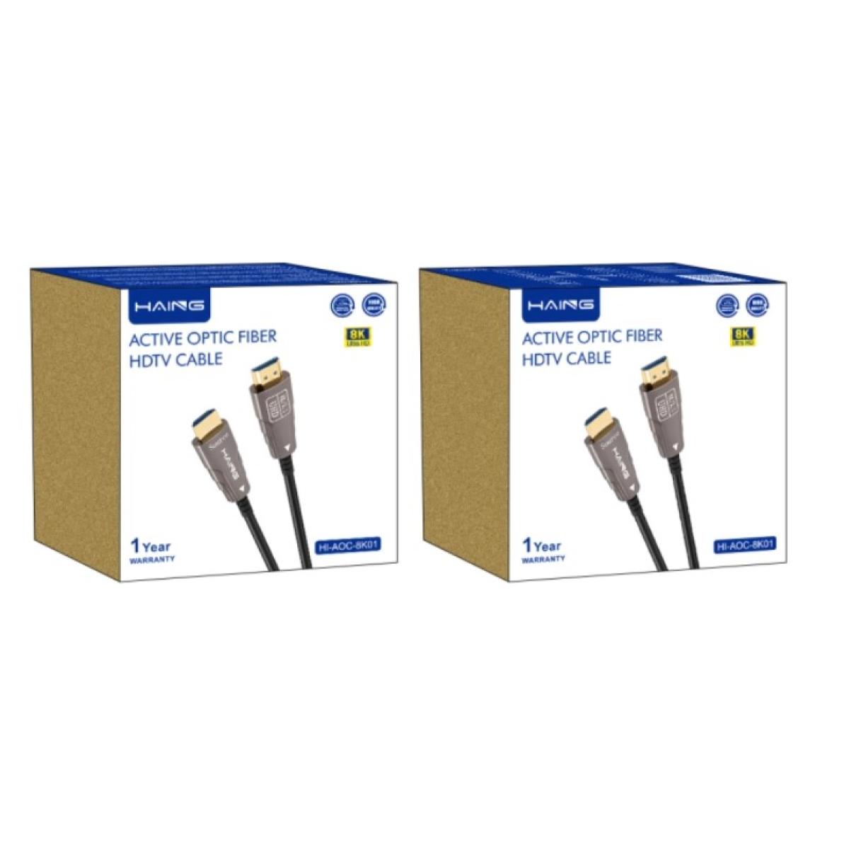 HAING 8K HDMI 2.1 High-Speed Cable with Ethernet – 15M