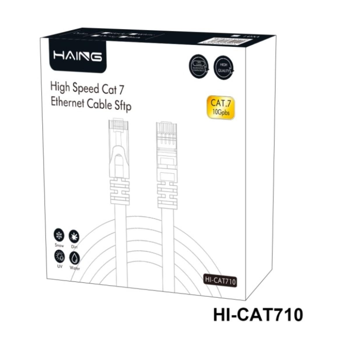HAING High-Speed 10 Gbps SFTP CAT7 Ethernet Cable – 10M