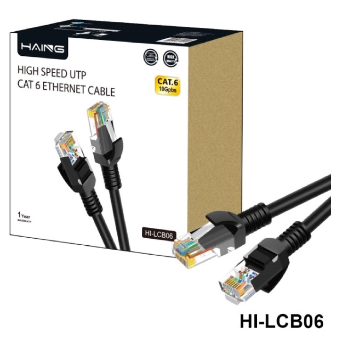 HAING HI-LCB06-40m Cat6 26 AWG 1 Gbps Ethernet Cable 40M