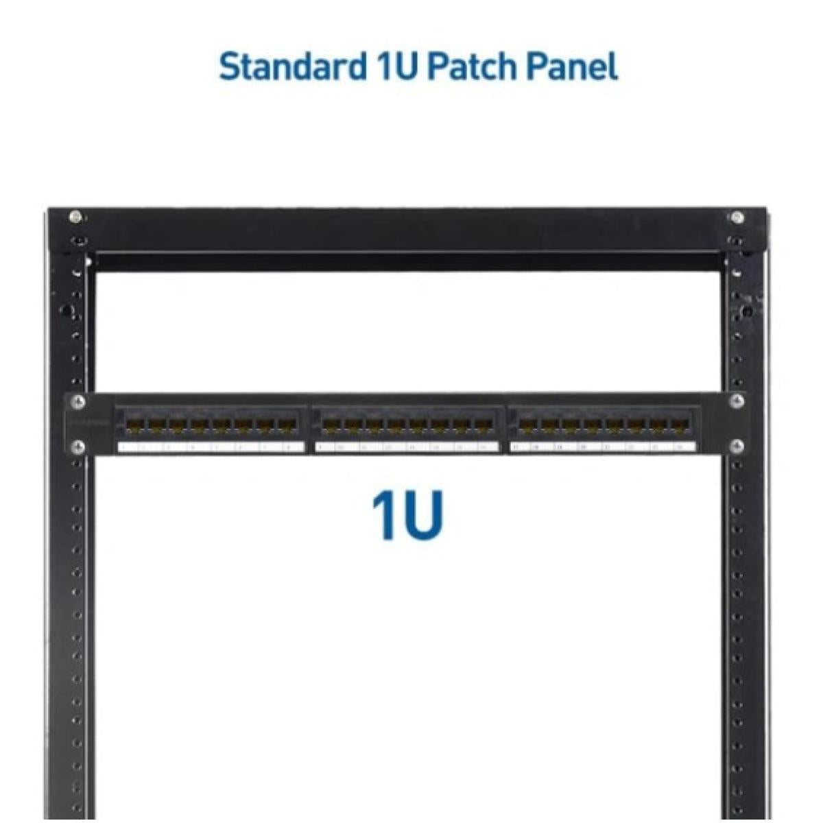 HAING HI-PTP01 24 ports Cat5E & Cat6 Utp Ethernet Cable Rack