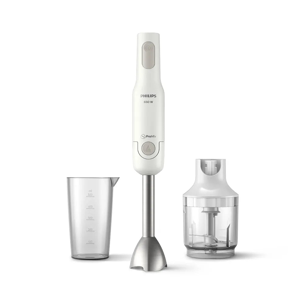 Philips Hand Blender – 650W, Chopper & Beaker, ProMix