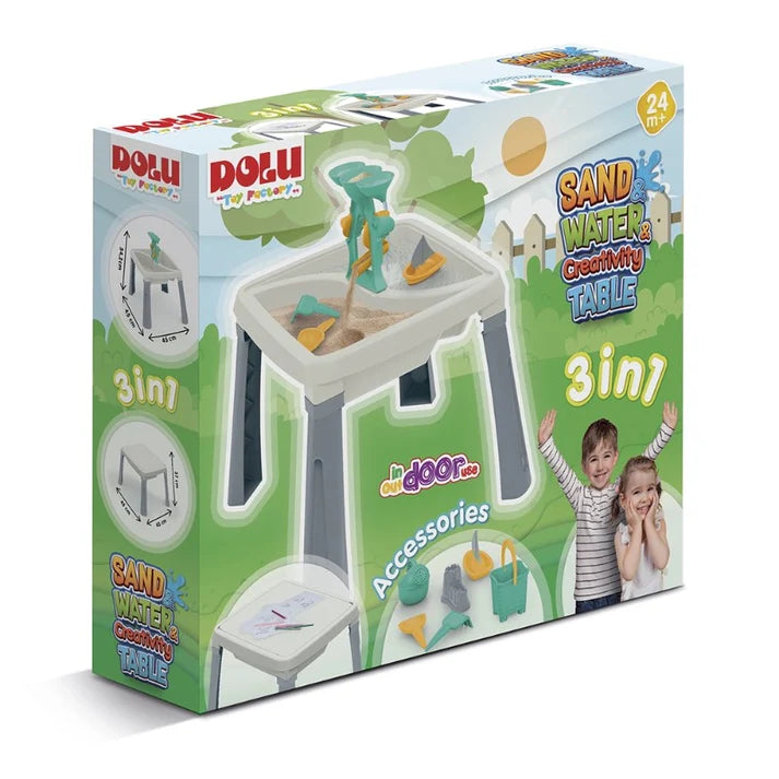 Dolu Water & Sand Creativity Table 3-in-1