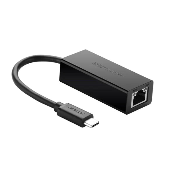UGREEN USB-C to Ethernet Adapter 10/100/1000Mbps – Black