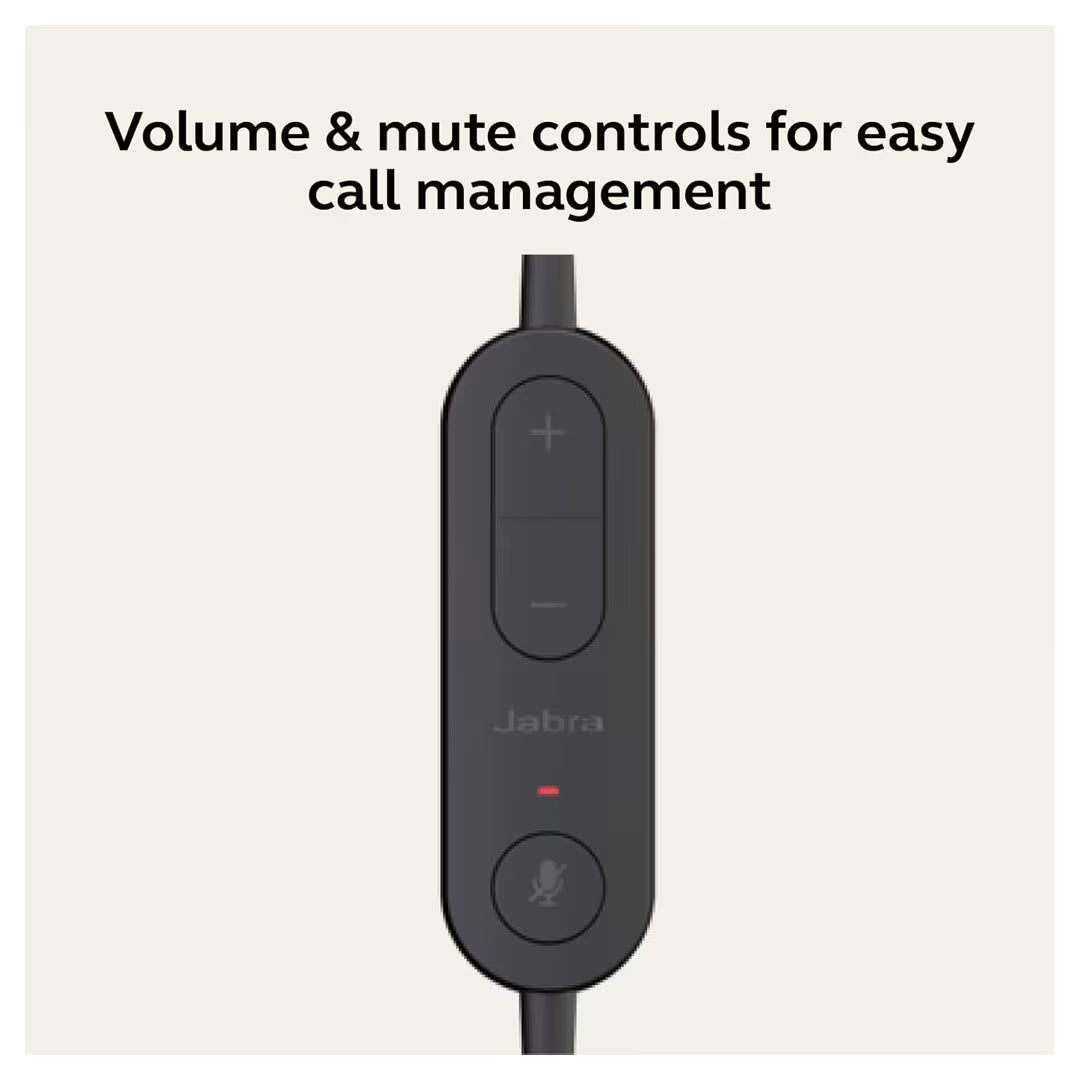 Jabra Evolve 10 USB-A Stereo Headset – Noise-Cancelling Mic, PeakStop™ & Eco-Friendly Design