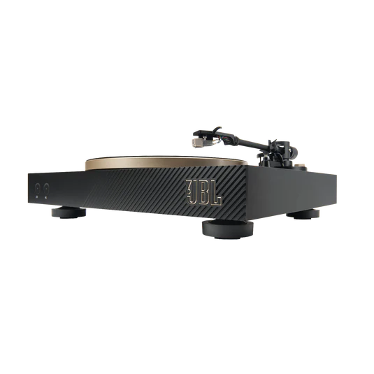 JBL Spinner BT Bluetooth Turntable | AptX-HD | Belt Drive | Moving Magnet Cartridge | Gold | JBLSPINNERBTGLDEU