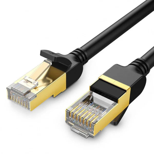 Ugreen Cat 7 F/FTP LAN Cable 3M (Black) – 10Gbps Speed