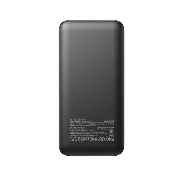 Joyroom 10000mAh Power Bank 12W 2USB + Type-C Portable