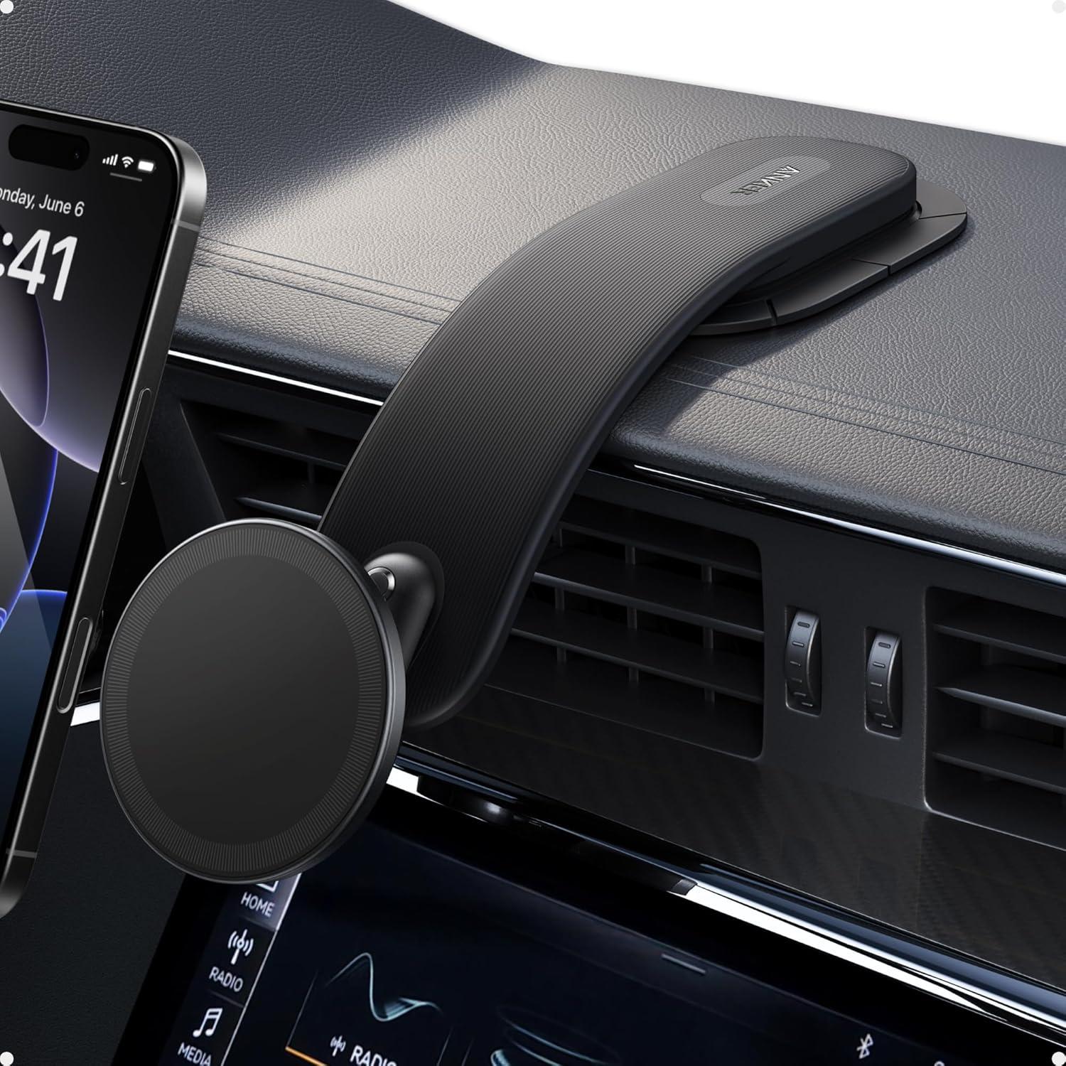 Anker Nano Detachable Car Mount – 360° Magnetic Phone Holder
