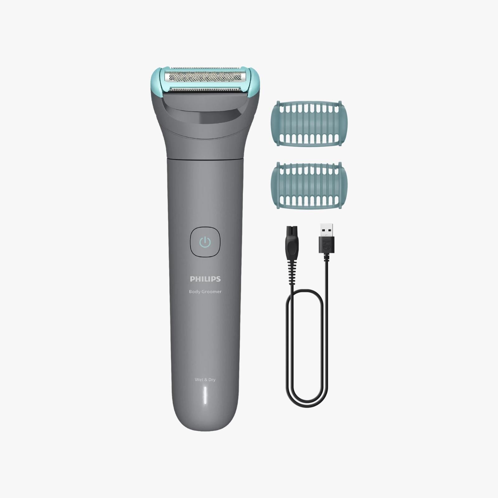 Philips Series 3000 Body Groomer – Triple Protection System, Waterproof, 80-Min Battery, USB Charging