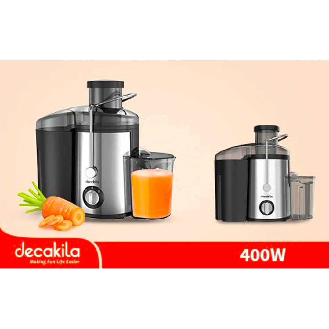 DECAKILA 400W Electric Stainless Steel Carrot Juicer