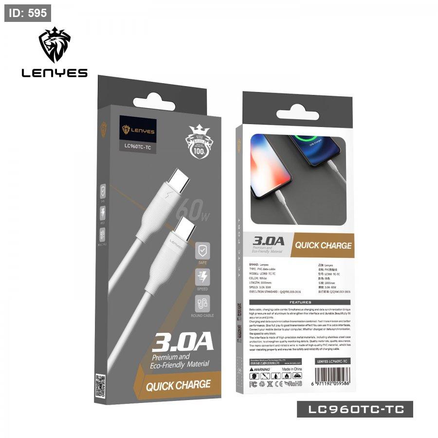 Lenyes LC960-IP PD Cable – USB-C to Lightning Fast Charging