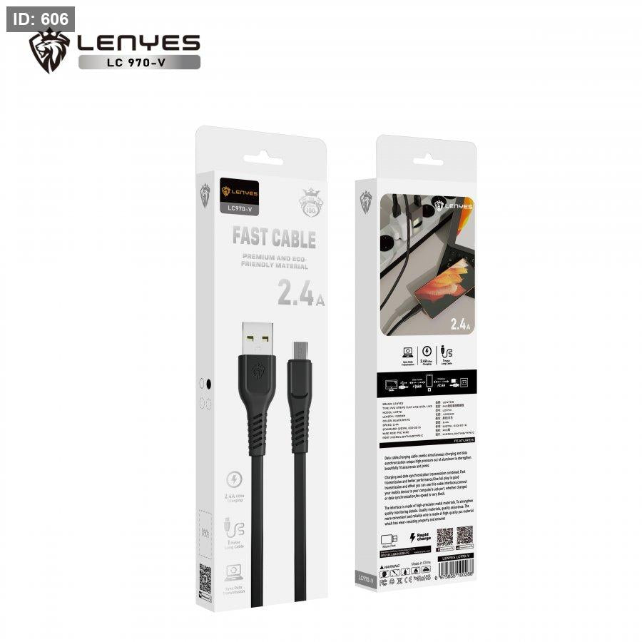 Lenyes LC970-V8 Micro USB Cable – Fast & Durable