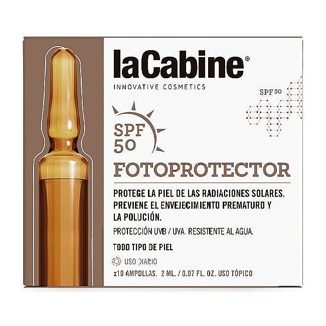 Lacabin Photoprotector SPF 50 Sunblock – High Protection 10 Ampoules