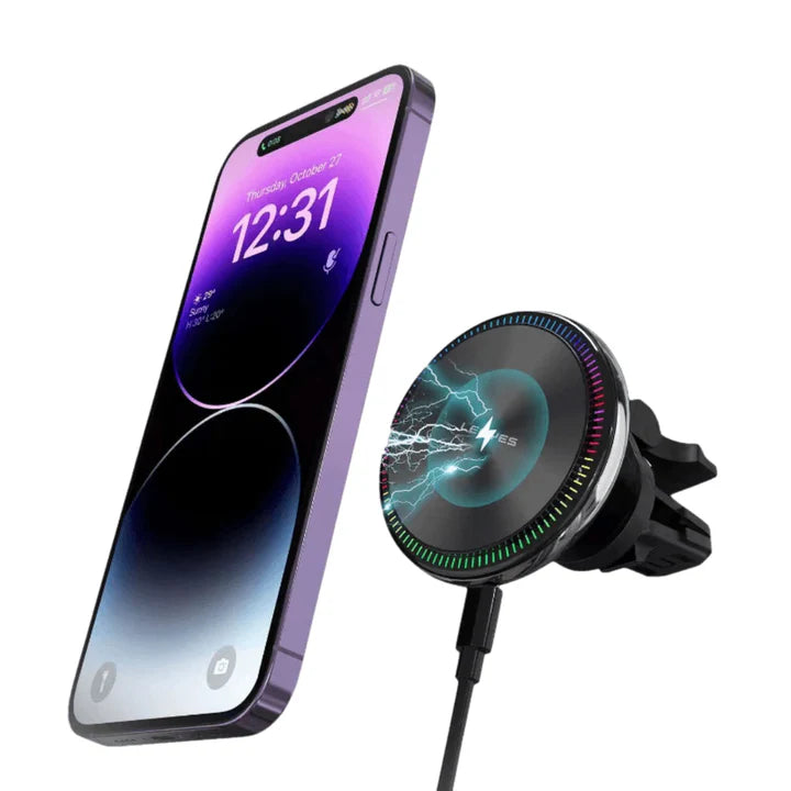 LENYES MHW012 Magnetic Car Phone Holder – Black