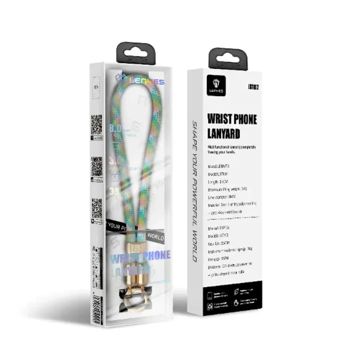 Lenyes LST102 Phone Lanyard – Safe & Stylish – Black