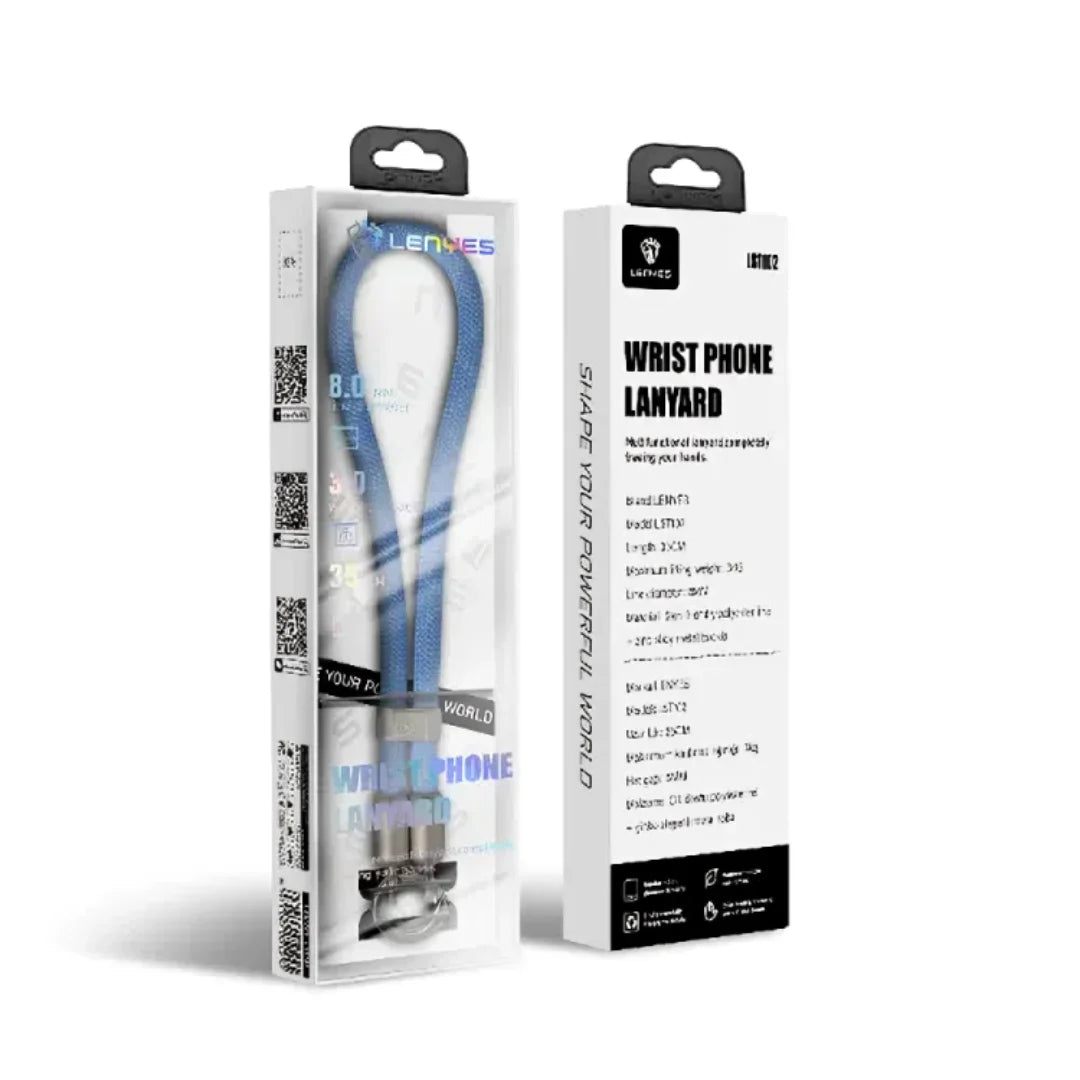 Lenyes LST102 Phone Lanyard – Safe & Stylish – Black