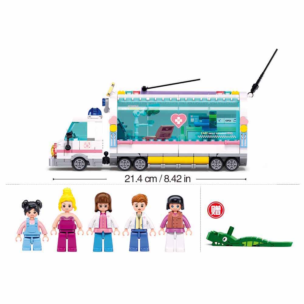 Sluban - Metropolis Doctor - Mobile Nursing Car (Pullback) | M38-B1215