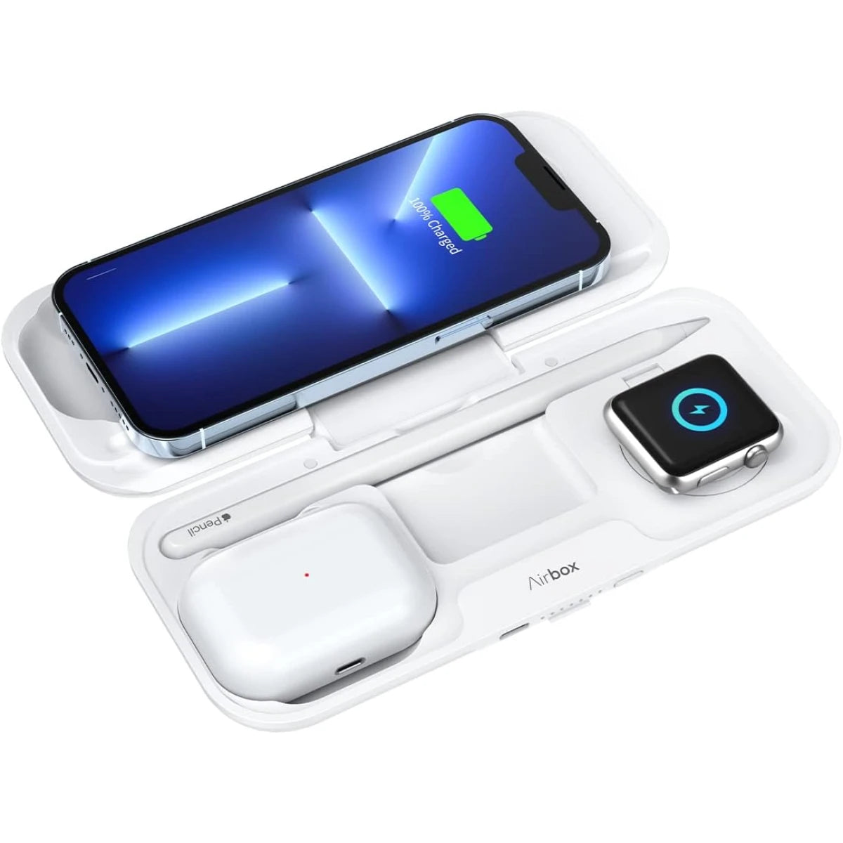MOMAX Airbox 5-in-1 | Multi-Device Wireless Charging Power Bank