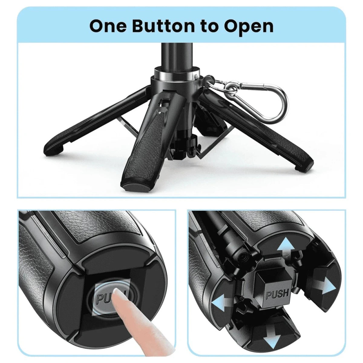 JMARY MT-18 Mini Selfie Tripod with Bluetooth Remote