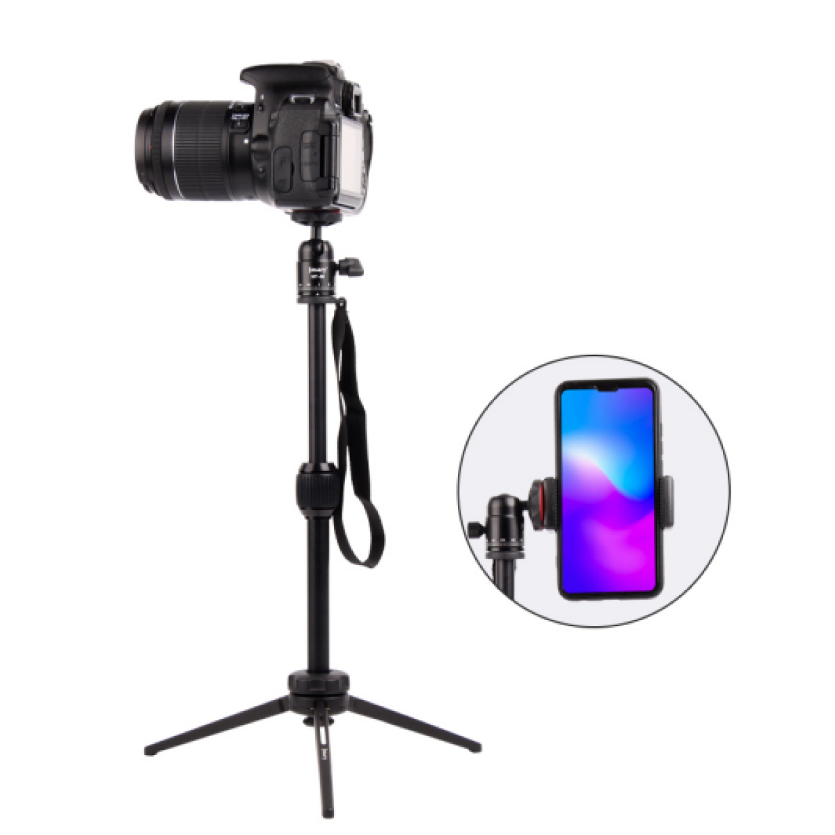 Jmary MT-68 Aluminum Tripod 360° Lightweight