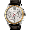 Casio Men Leather Watch MTP-1374L-7A