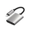 Mcdodo 2 in 1 Lightning to Dual Lightning Audio Adapter - Black