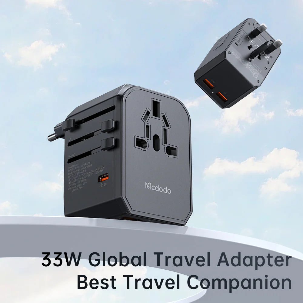 Mcdodo 33W PD Fast Charging Universal Travel Adapter for Devices