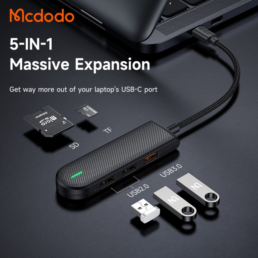 Mcdodo USB 3.0 Hub  5Gbps High-Speed Data Transfer