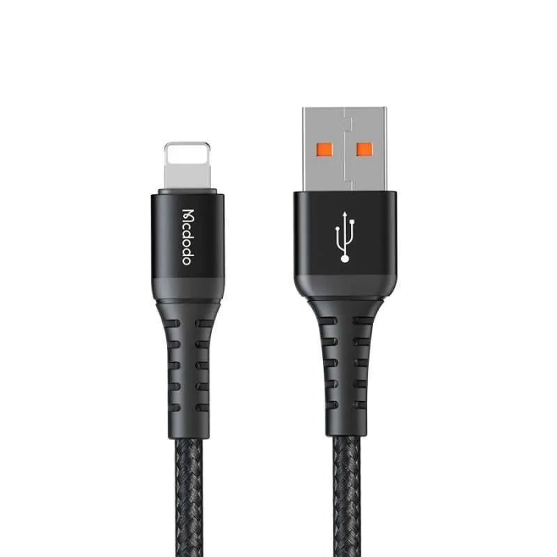 Mcdodo USB Lightning Data Charger Cable 18W 3M Fast Charging - Black