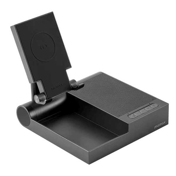 Momax Q.Conference 10W Wireless Conference Speaker & Charger - Black