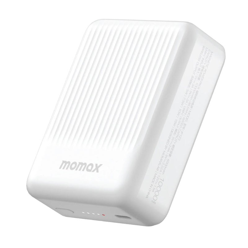 Momax Q.Mag 10000mAh Magnetic Wireless Power Bank - White