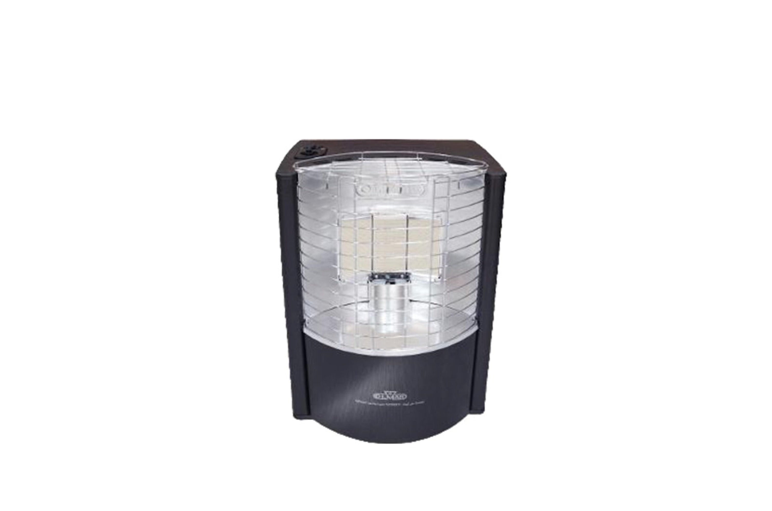 Olmar Gas Heater 3 Burners Efficient Heating - Black