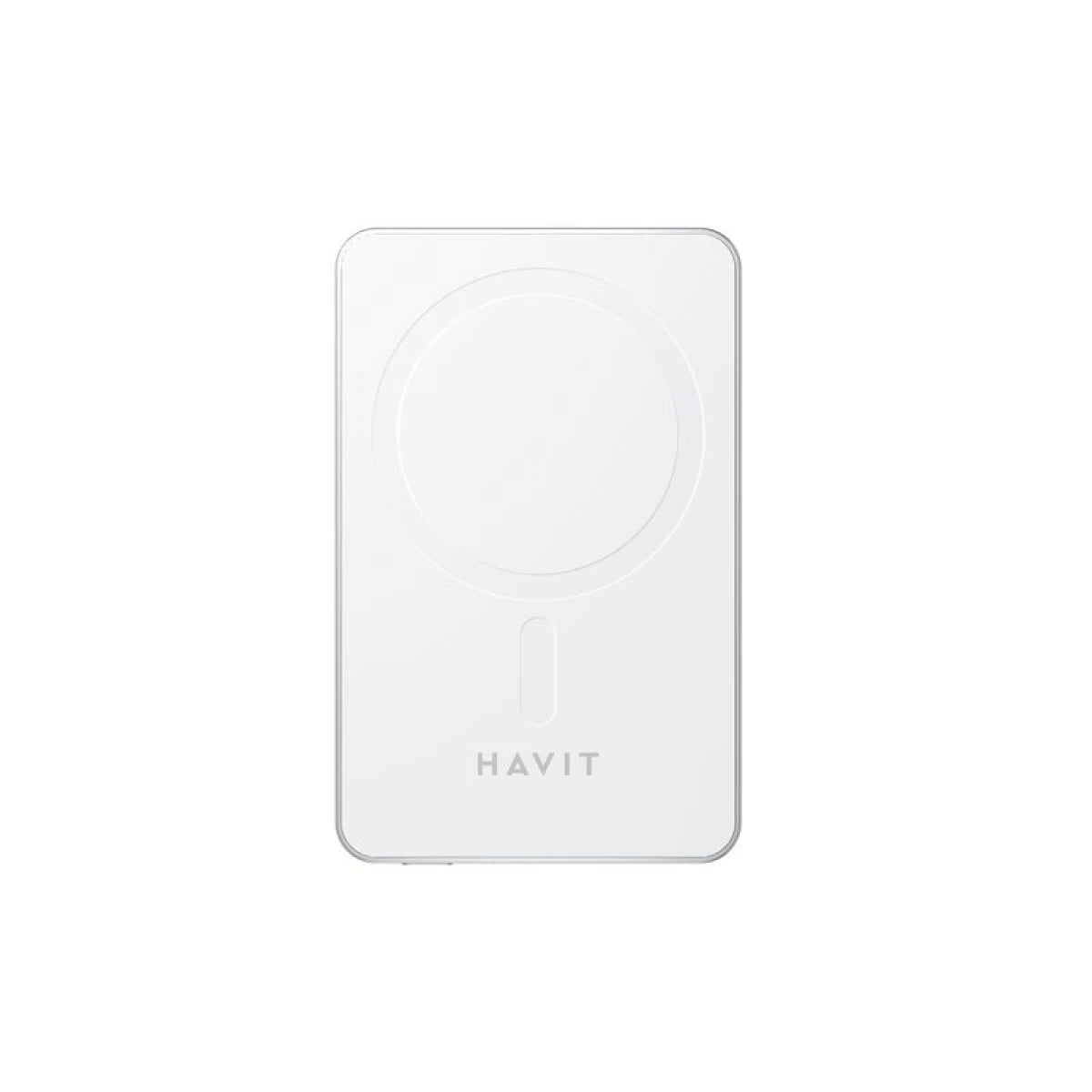 HAVIT PB5216 5000mAh Magnetic Wireless Power Bank – White
