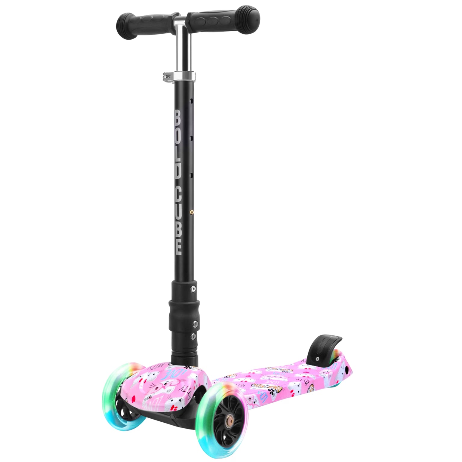 Boldcube Big 3-Wheel Scooter – Kitty Love, Age 5-10