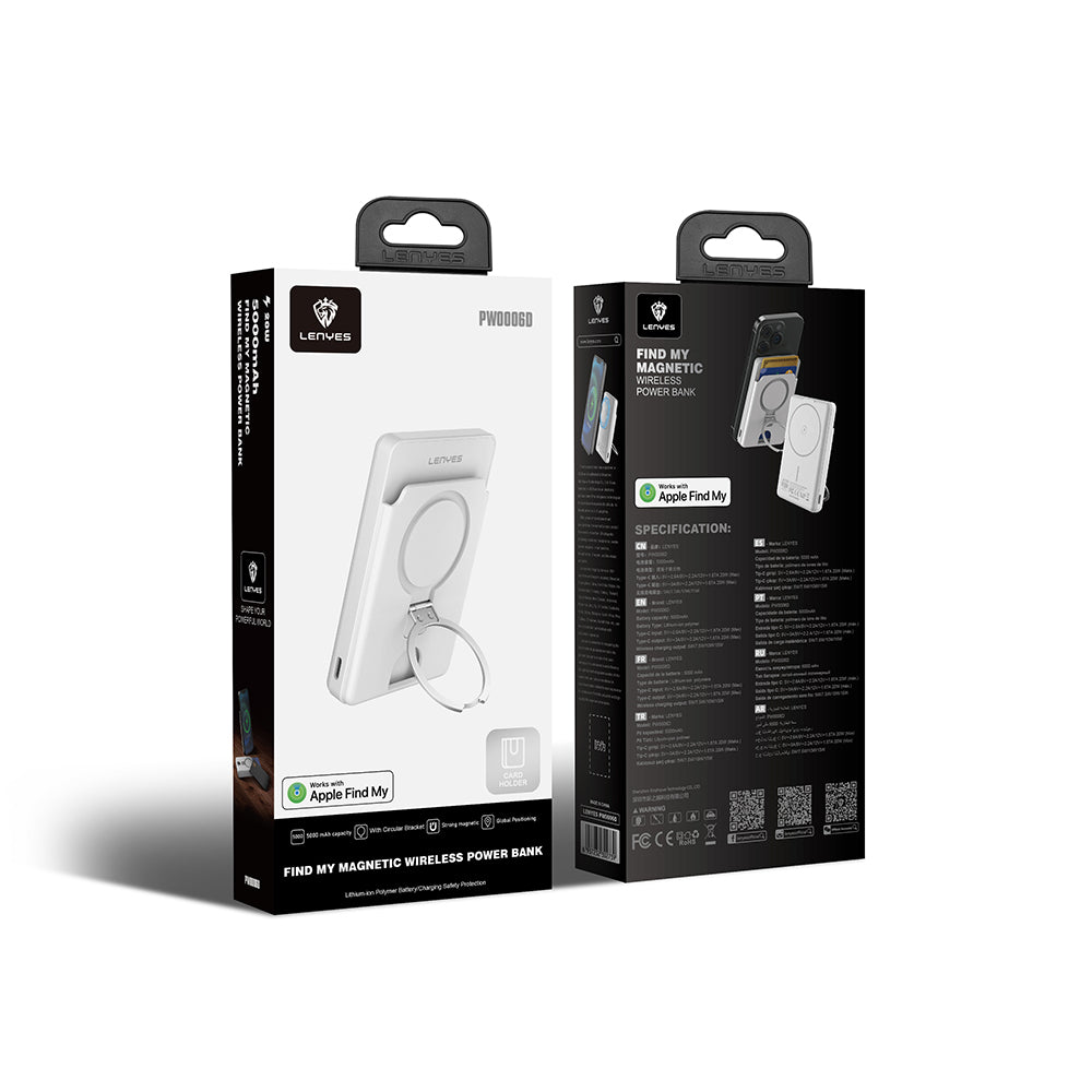 Leneys PW0006D MagSafe Power Bank – 15W/20W Charging