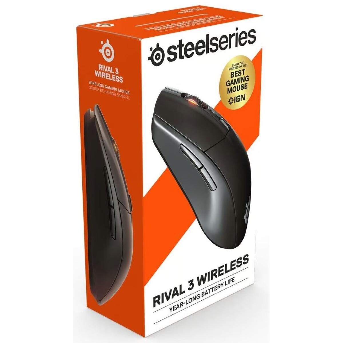 SteelSeries Rival 3 Wireless Gaming Mouse – 18000 DPI