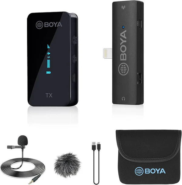 BOYA BY-XM6-S3 Dual Wireless Mic w/ Type-C Receiver | 2.4GHz