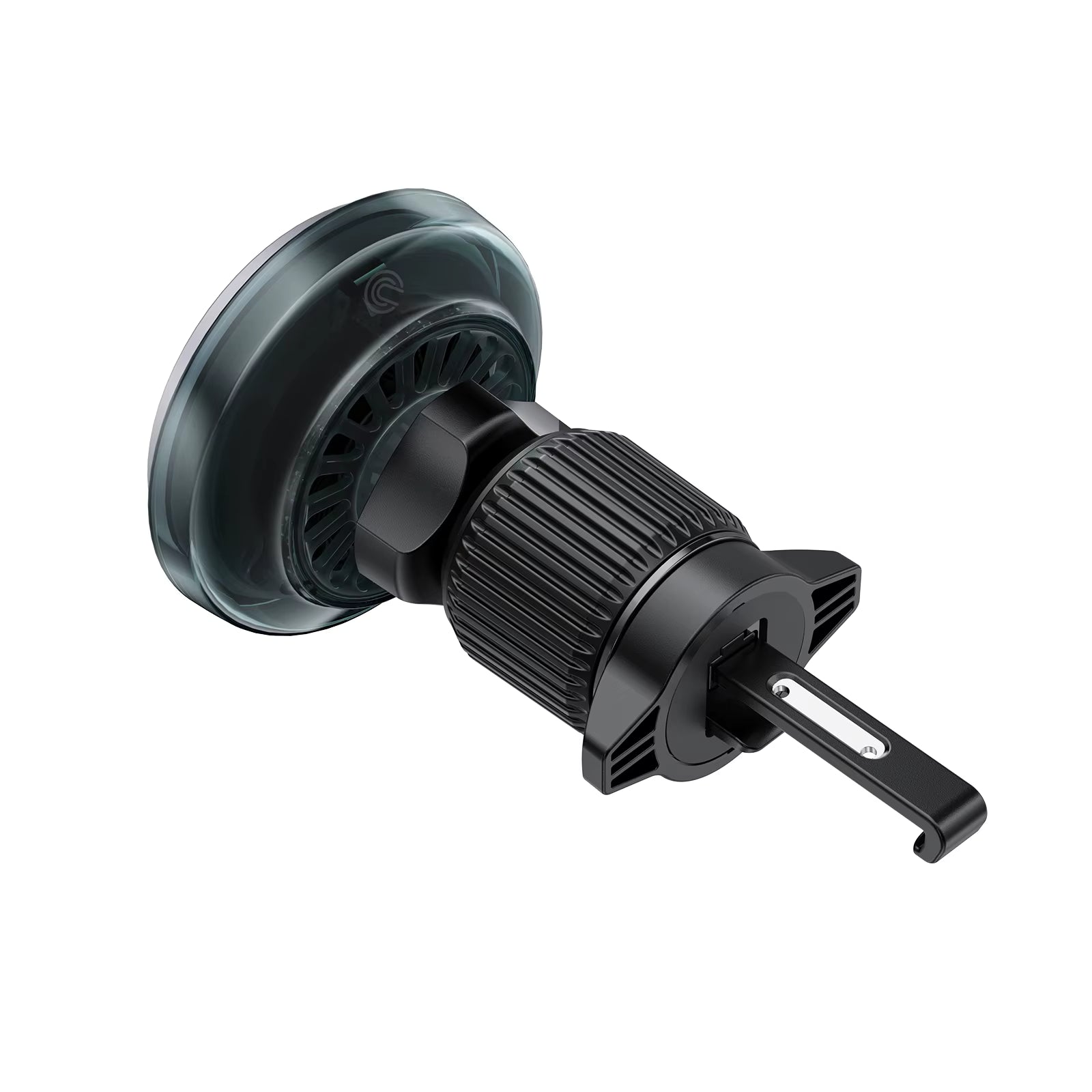ACEFAST D61 Qi2 25W Magnetic Car Mount Wireless Charger with Cooling Fan & RGB Light