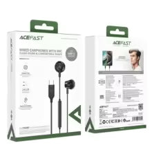 ACEFAST L2 USB-C Wired Earphones with Mic – 14.2mm Driver | Clear Sound | Compatible with iPhone 15/16 & USB-C Devices