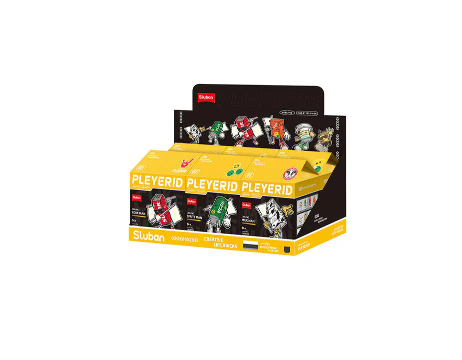 Sluban Beverage Man Display Set M38-B1123A | 983 Pieces Building Blocks