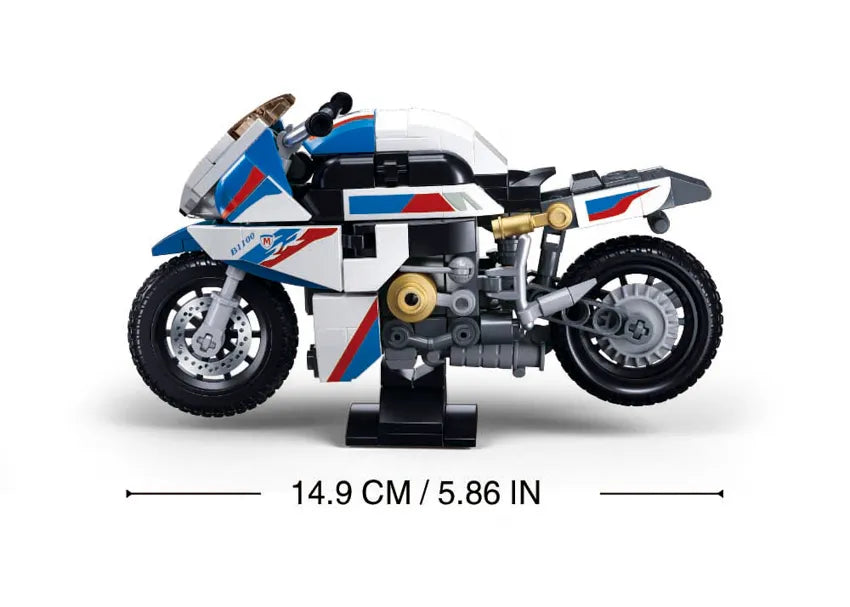 Sluban Motorcycle 1000RR Building Set M38-B1129 - 242 Pieces