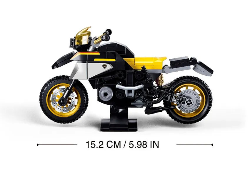 Sluban R1250 GS Motorcycle Building Set M38-B1132 - 200 Pieces 1:12 Scale Model