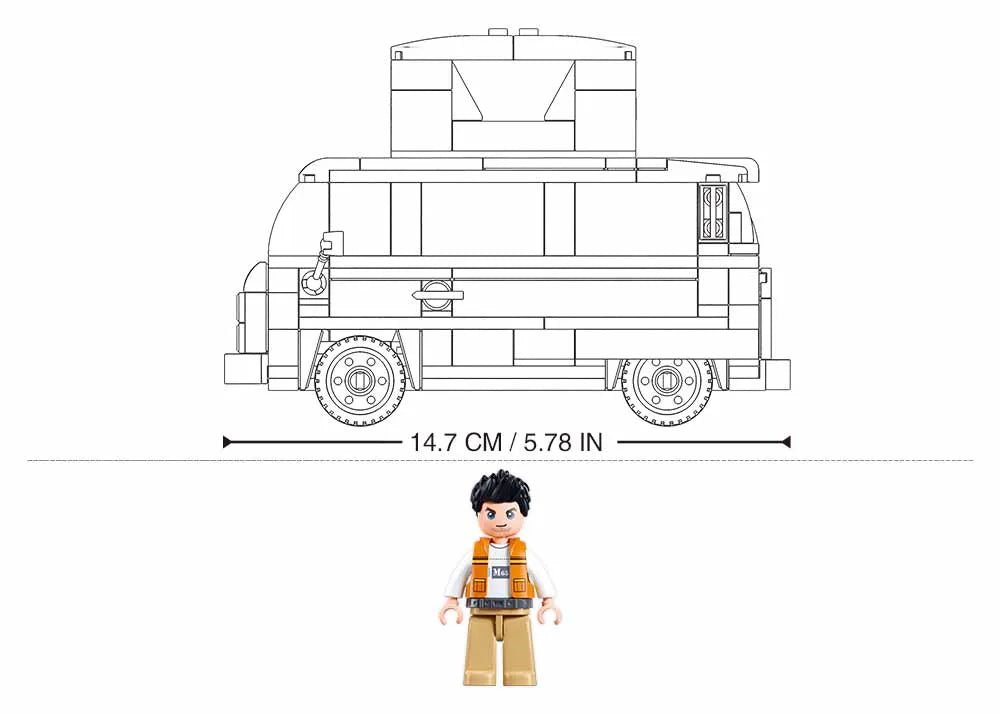 Sluban Camping Set M38-B1192 - 265 Piece Building Brick Set | Model Bricks